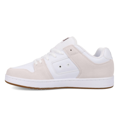dcshoes, Manteca 4 - Chaussures pour Homme, WHITE/MAROON (118) Manteca - Leather Shoes for Men  ADYS100765