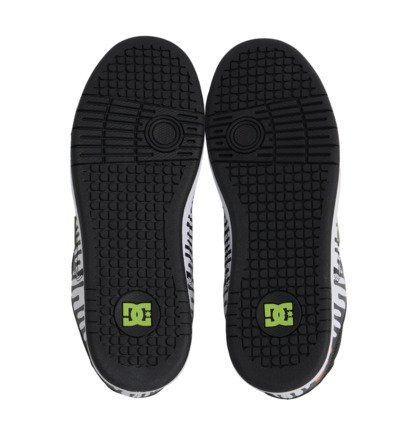 dcshoes, Manteca - Leather Shoes for Men, BLACK/WHITE/GREEN (xkwg) Manteca - Leather Shoes for Men  ADYS100765