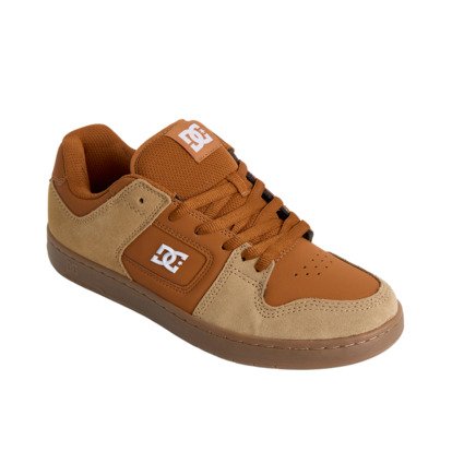 dcshoes, Manteca 4 S - Chaussures de skate en cuir pour Homme, TAN/BROWN/GUM (256) Manteca 4 S - Leather Skate Shoes for Men  ADYS100766