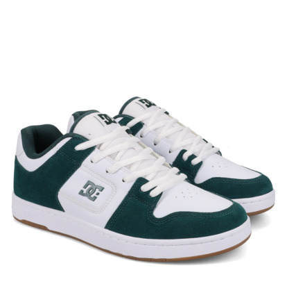 dcshoes, Manteca 4 S - Chaussures de skate en cuir pour Homme, GREEN/WHITE (310) Manteca 4 S - Leather Skate Shoes for Men  ADYS100766