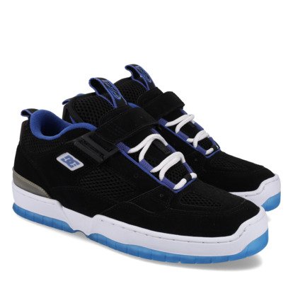 dcshoes, Js 1 - Lederschuhe für Männer, BLACK/ROYAL (br4) Js 1 - Leather Shoes for Men  ADYS100796