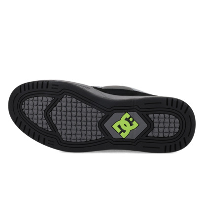 dcshoes, Construct - Scarpe di pelle da Uomo, BLACK/GREY/BLACK (005) Construct - Leather Shoes for Men  ADYS100822
