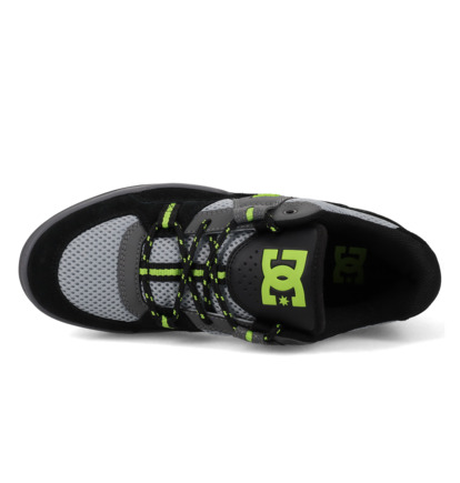 dcshoes, Construct - Scarpe di pelle da Uomo, BLACK/GREY/BLACK (005) Construct - Leather Shoes for Men  ADYS100822