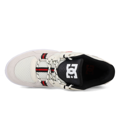 dcshoes, Construct - Lederschuhe für Männer, WHITE/BLACK/RED (111) Construct - Leather Shoes for Men  ADYS100822