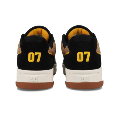 dcshoes, Construct - Chaussures en cuir pour Homme, BROWN/OLIVE (210) Construct - Leather Shoes for Men  ADYS100822
