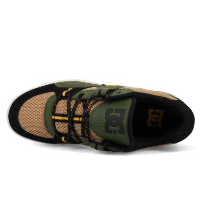 dcshoes, Construct - Chaussures en cuir pour Homme, BROWN/OLIVE (210) Construct - Leather Shoes for Men  ADYS100822