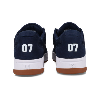 dcshoes, Construct - Chaussures en cuir pour Homme, NAVY/BLUE (410) Construct - Leather Shoes for Men  ADYS100822