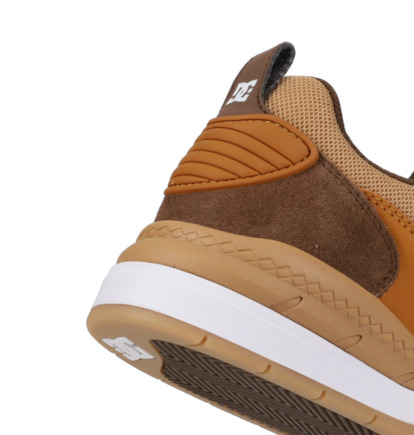 dcshoes, DC Ascend S - Leather Skate shoes for Men, BROWN/WHITE (210) DC Ascend S - Leather Skate shoes for Men  ADYS100852