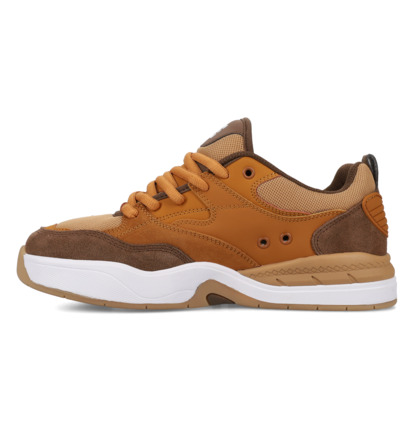 dcshoes, DC Ascend S - Leather Skate shoes for Men, BROWN/WHITE (210) DC Ascend S - Leather Skate shoes for Men  ADYS100852