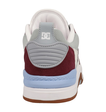 dcshoes, DC Ascend S - Chaussures de skate en cuir pour Homme, DARK MAROON/LIGHT GREY (mg0) DC Ascend S - Leather Skate shoes for Men  ADYS100852