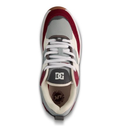 dcshoes, DC Ascend S - Chaussures de skate en cuir pour Homme, DARK MAROON/LIGHT GREY (mg0) DC Ascend S - Leather Skate shoes for Men  ADYS100852