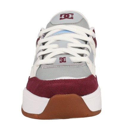 dcshoes, DC Ascend S - Chaussures de skate en cuir pour Homme, DARK MAROON/LIGHT GREY (mg0) DC Ascend S - Leather Skate shoes for Men  ADYS100852