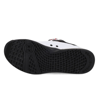 dcshoes, Versatile - Chaussures en cuir pour Homme, WHITE/BLACK/RED (111) Versatile - Leather Shoes for Men  ADYS200075