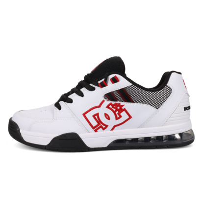 dcshoes, Versatile - Chaussures en cuir pour Homme, WHITE/BLACK/RED (111) Versatile - Leather Shoes for Men  ADYS200075