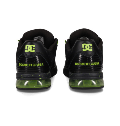 dcshoes, Versatile Le - Chaussures en cuir pour Homme, BLACK/LIME (002) Versatile Le - Leather Shoes for Men  ADYS200076