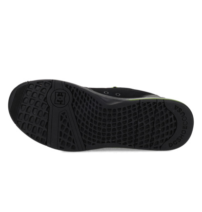 dcshoes, Versatile Le - Chaussures en cuir pour Homme, BLACK/LIME (002) Versatile Le - Leather Shoes for Men  ADYS200076