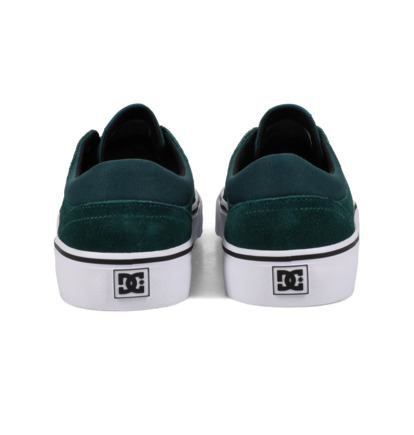 dcshoes, Trase Sd - Lederschuhe für Männer, DARKGREEN/WHITE (302) Trase Sd - Leather Shoe for Men  ADYS300172