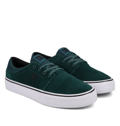 dcshoes, Trase Sd - Lederschuhe für Männer, DARKGREEN/WHITE (302) Trase Sd - Leather Shoe for Men  ADYS300172