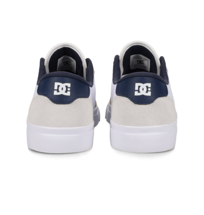 dcshoes, Teknic - Chaussures en cuir pour Homme, WHITE/NAVY (102) Teknic - Leather Shoes for Men  ADYS300763