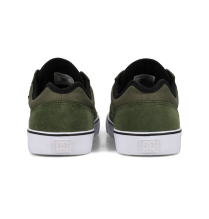 dcshoes, Tonik - Scarpe di pelle da Uomo, OLIVE/WHITE (301) Tonik - Leather Shoes for Men  ADYS300769
