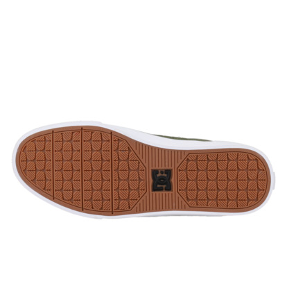 dcshoes, Tonik - Scarpe di pelle da Uomo, OLIVE/WHITE (301) Tonik - Leather Shoes for Men  ADYS300769
