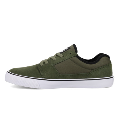 dcshoes, Tonik - Scarpe di pelle da Uomo, OLIVE/WHITE (301) Tonik - Leather Shoes for Men  ADYS300769