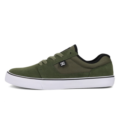 dcshoes, Tonik - Scarpe di pelle da Uomo, OLIVE/WHITE (301) Tonik - Leather Shoes for Men  ADYS300769