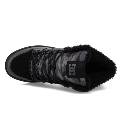 dcshoes, Pure High-Top Wc Wnt - High-Top Winterised Shoes for Men, DARKGREY/BLACK (021) Pure High-Top Wc Wnt - High-Top Winterised Shoes for Men  ADYS400047