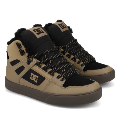 dcshoes, Pure High-Top Wc Wnt - High-Top-Winterschuhe für Männer, TAN/BLACK (256) Pure High-Top Wc Wnt - High-Top Winterised Shoes for Men  ADYS400047