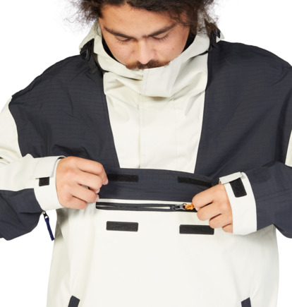 dcshoes, DC-43 Anorak - Technical Snow Jacket for Men, PELICAN (sgb0) DC-43 Anorak - Technical Snow Jacket for Men  ADYTJ03044