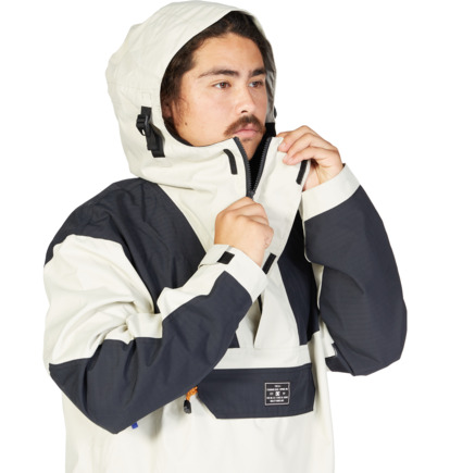 dcshoes, DC-43 Anorak - Technical Snow Jacket for Men, PELICAN (sgb0) DC-43 Anorak - Technical Snow Jacket for Men  ADYTJ03044