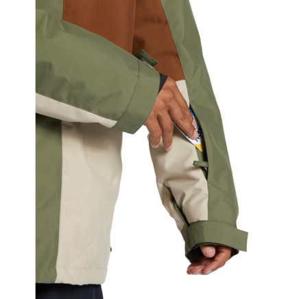 dcshoes, Defy - Funktionelle Schneejacke für Männer, FOUR LEAF CLOVER (gph0) Defy - Technical Snow Jacket for Men  ADYTJ03063
