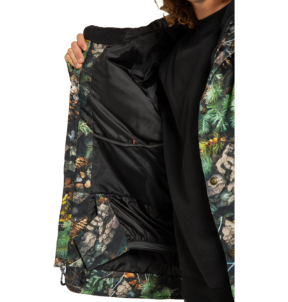 dcshoes, Tundra 15K - Veste de snow technique pour Homme, PINE PHOTO CAMO (gsm4) Tundra - Technical Snow Jacket for Men  ADYTJ03076