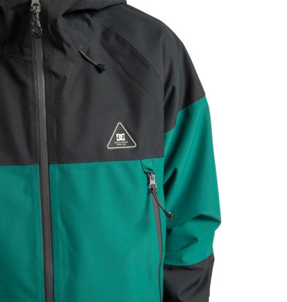 dcshoes, Intel 30K - Veste de snow technique Unisexe, BLACK/DEEP TEAL (ksq0) Intel 30K - Technical Snow Jacket Unisex  ADYTJ03087