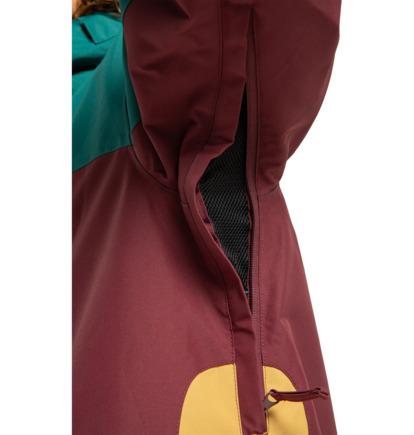 dcshoes, Defiant 10K - Veste de snow technique pour Homme, WINDSOR WINE (rsr0) Defiant - Technical Snow Jacket for Men  ADYTJ03089