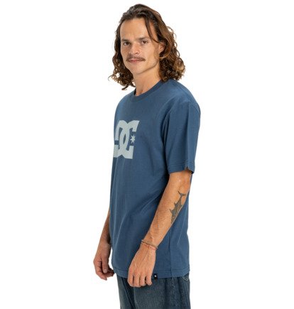 dcshoes, DC Star - T-Shirt à manches courtes pour Homme, DARK DENIM (brq0) DC Star - Short Sleeve T-Shirt for Men  ADYZT05373