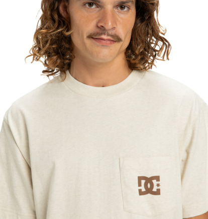 dcshoes, DC Star Pocket - T-Shirt à manches courtes pour Homme, OATMEAL HEATHER (tflh) DC Star Pocket - Short Sleeve T-Shirt for Men  ADYZT05377