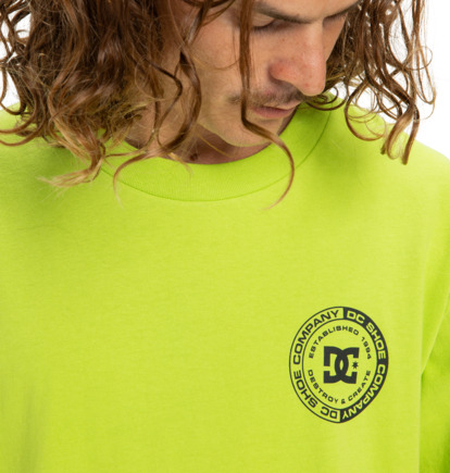 dcshoes, DC Corpo Fb - T-Shirt à manches courtes pour Homme, LIME GREEN (gjz0) DC Corpo Fb - Short Sleeve T-Shirt for Men  ADYZT05440