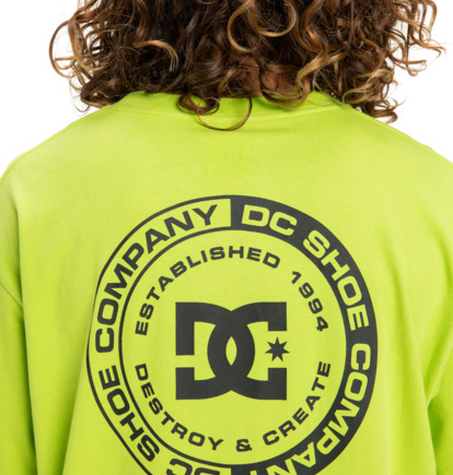 dcshoes, DC Corpo Fb - T-Shirt à manches courtes pour Homme, LIME GREEN (gjz0) DC Corpo Fb - Short Sleeve T-Shirt for Men  ADYZT05440