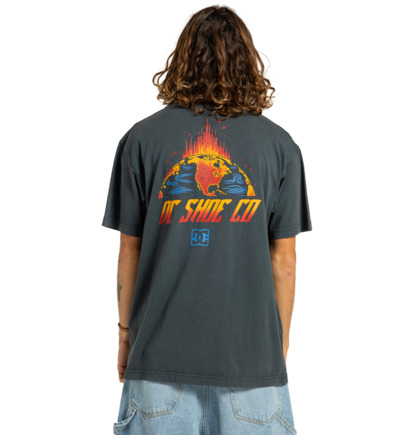 dcshoes, Free Fall - Short Sleeves T-Shirt for Men, BLACK ACID (bac) Free Fall - Short Sleeves T-Shirt for Men  ADYZT05466
