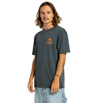 dcshoes, Free Fall - Short Sleeves T-Shirt for Men, BLACK ACID (bac) Free Fall - Short Sleeves T-Shirt for Men  ADYZT05466