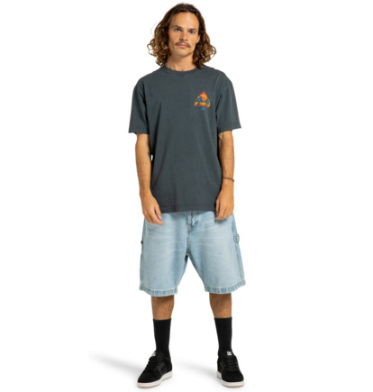 dcshoes, Free Fall - Short Sleeves T-Shirt for Men, BLACK ACID (bac) Free Fall - Short Sleeves T-Shirt for Men  ADYZT05466