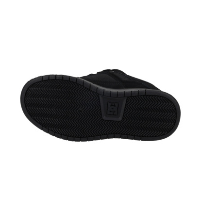 dcshoes, Stag - Leather Shoes for Kids, BLACK/BLACK/BLACK (062) Stag - Shoes for Boys  DC02186