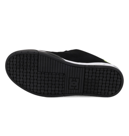 dcshoes, DC Command - Chaussures en cuir pour Homme, BLACK/LIME (003) DC Command - Leather Shoes for Men  DC02220