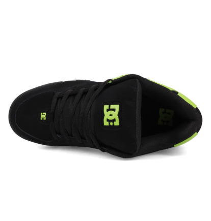 dcshoes, DC Command - Chaussures en cuir pour Homme, BLACK/LIME (003) DC Command - Leather Shoes for Men  DC02220