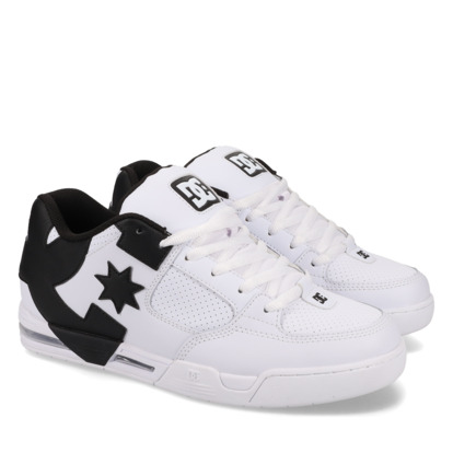 dcshoes, DC Command - Chaussures en cuir pour Homme, WHITEBLACK (102) DC Command - Leather Shoes for Men  DC02220