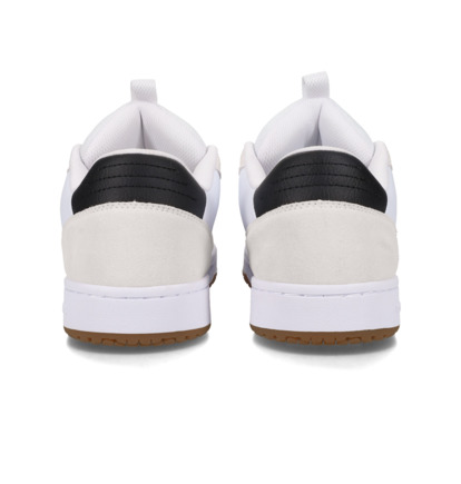 dcshoes, DC Astrix - Chaussures en cuir pour Homme, WHITE/BLACK (101) DC Astrix - Leather Shoes for Men  DC02261