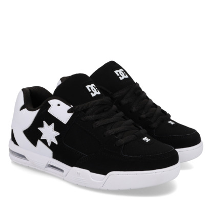 dcshoes, DC Command - Chaussures en cuir pour Femme, BLACK/WHITE (003) Command - Low-Cut Vizair Shoes for Women  DC02744
