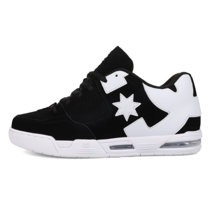 dcshoes, DC Command - Chaussures en cuir pour Femme, BLACK/WHITE (003) Command - Low-Cut Vizair Shoes for Women  DC02744