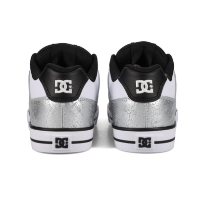 dcshoes, Pure - Chaussures en cuir pour Femme, WHITE/SILVER (102) PURE  DC03068